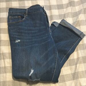 Old Navy Power Slim Straight Mid Rise Jeans